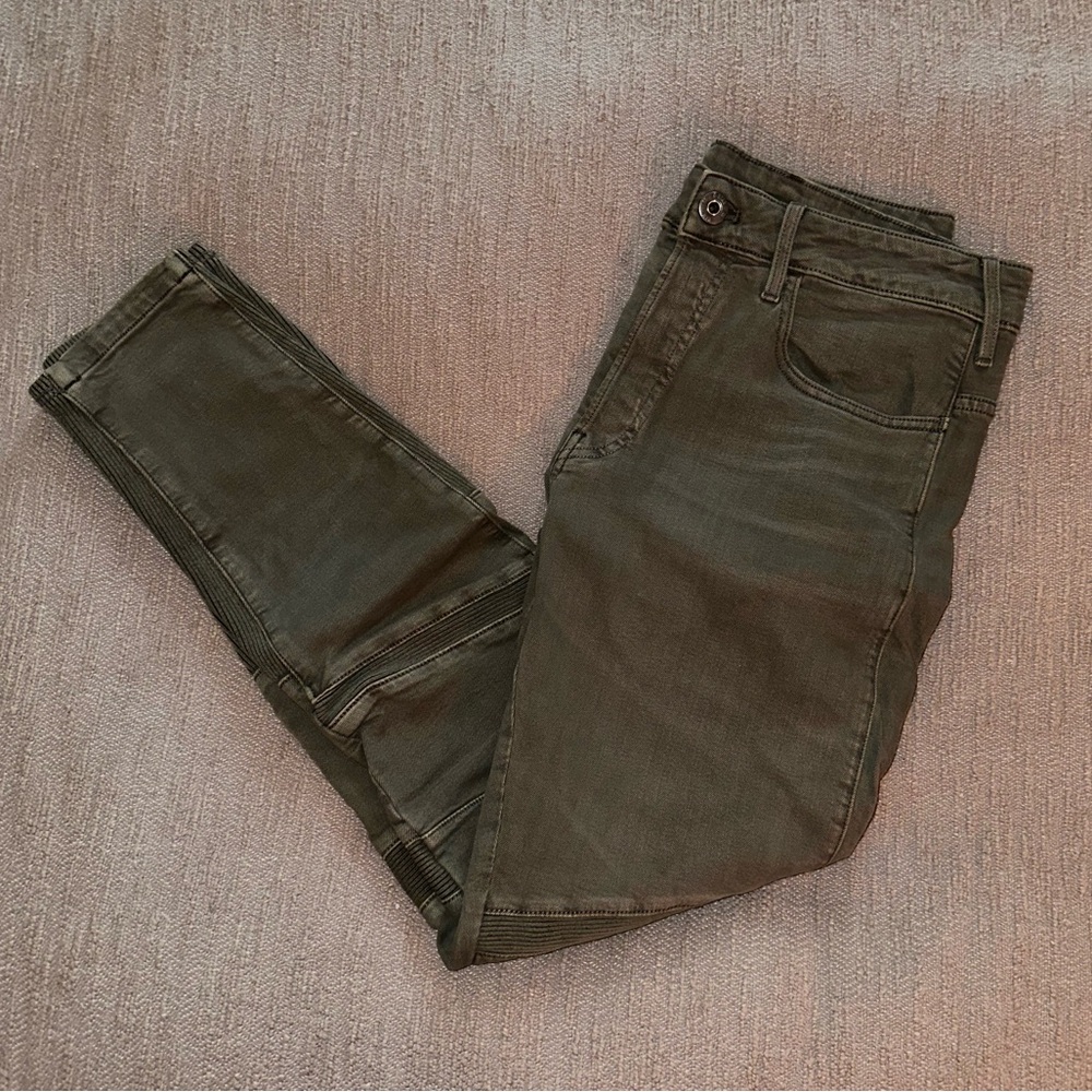 G-Star Motac 3D Men’s Slim Deconstructed Jeans in Green 31x32